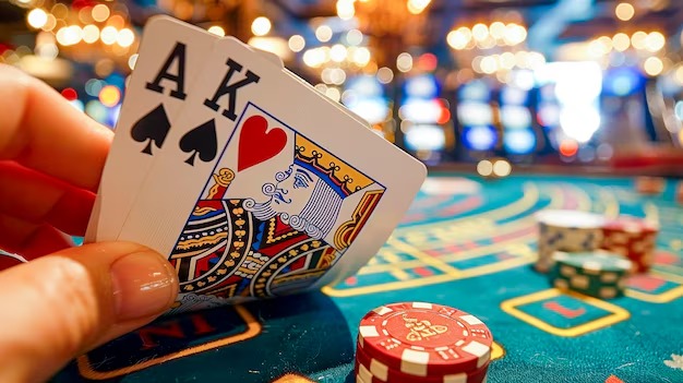 Live dealer studio at kebuntogel Lucky Twins with multiple camera angles